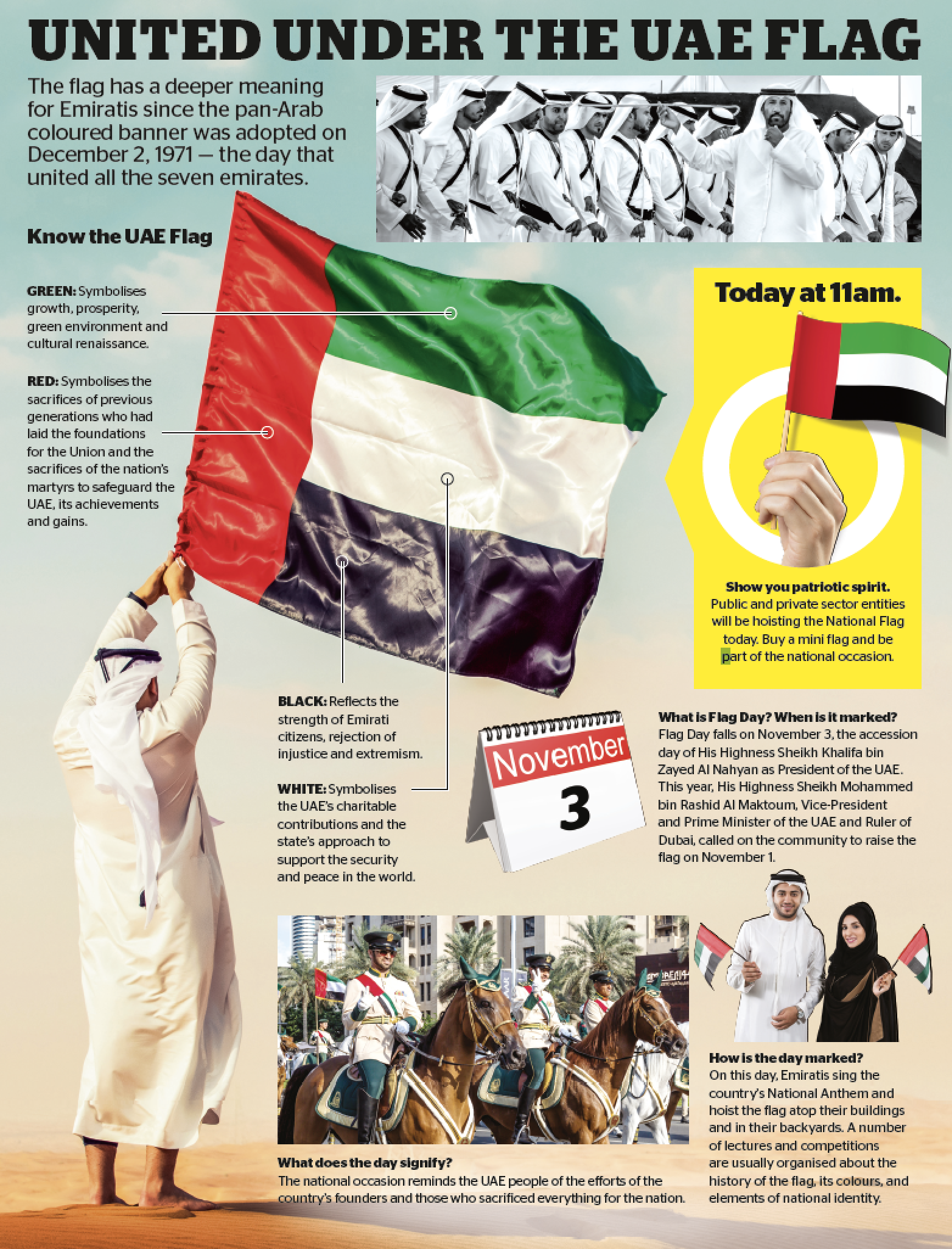 All You Need To Know About Uae Flag Day The Young Vision Uaes Leading Higher Education Magazine 5438