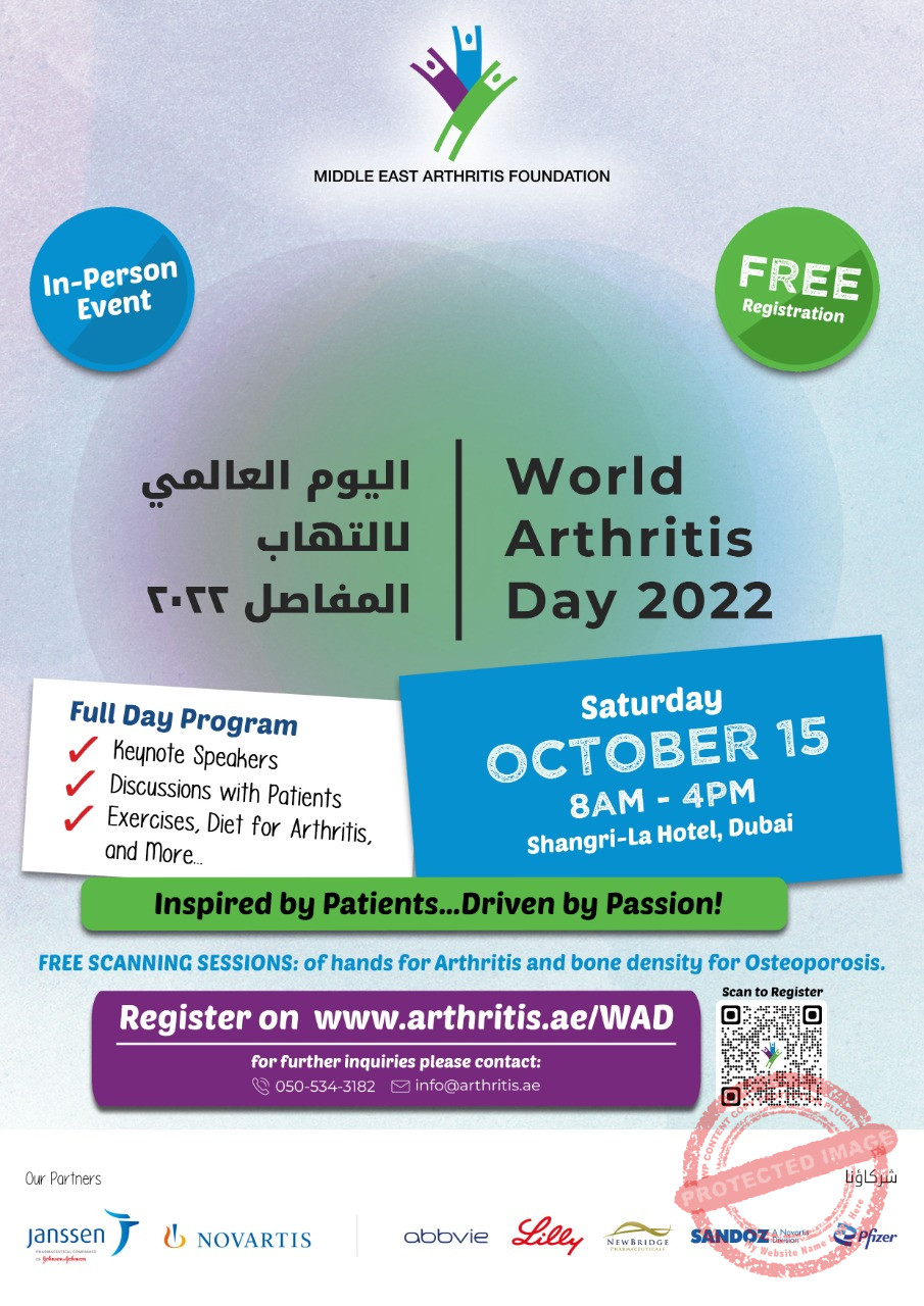 Middle East Arthritis Foundation to shed light and bust misconceptions