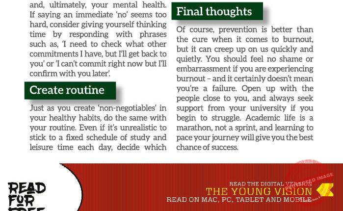 THE YOUNG VISION YOUTH MAGAZINE SEP-OCT 202322